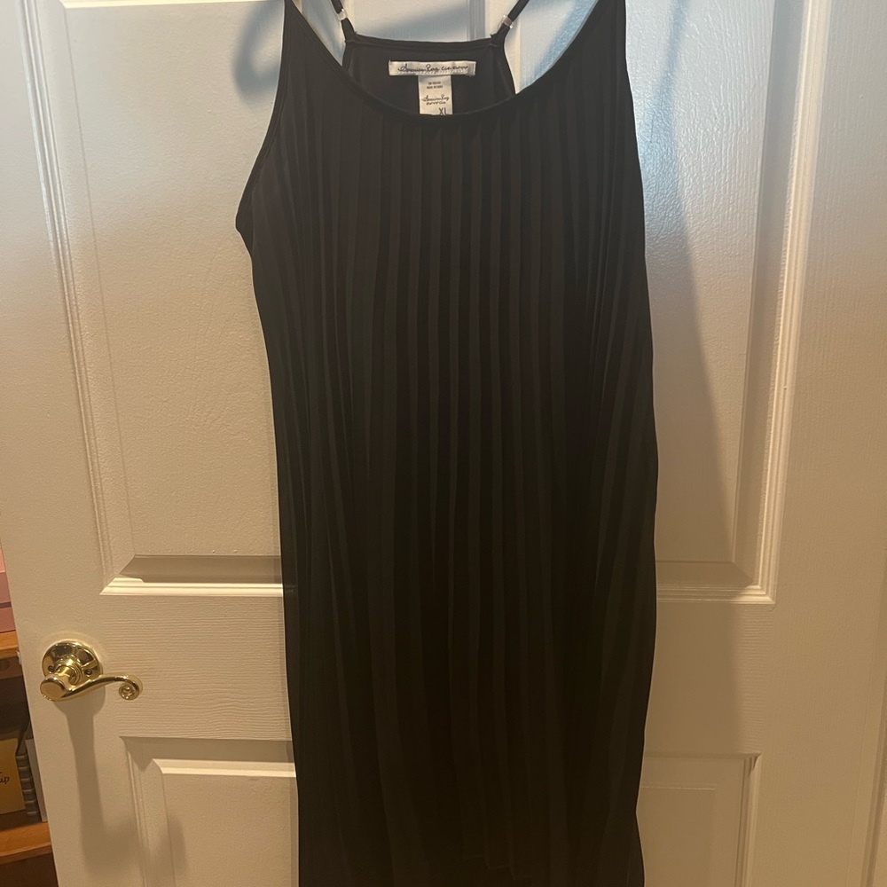 American Rag Black Strappy Midi Dress